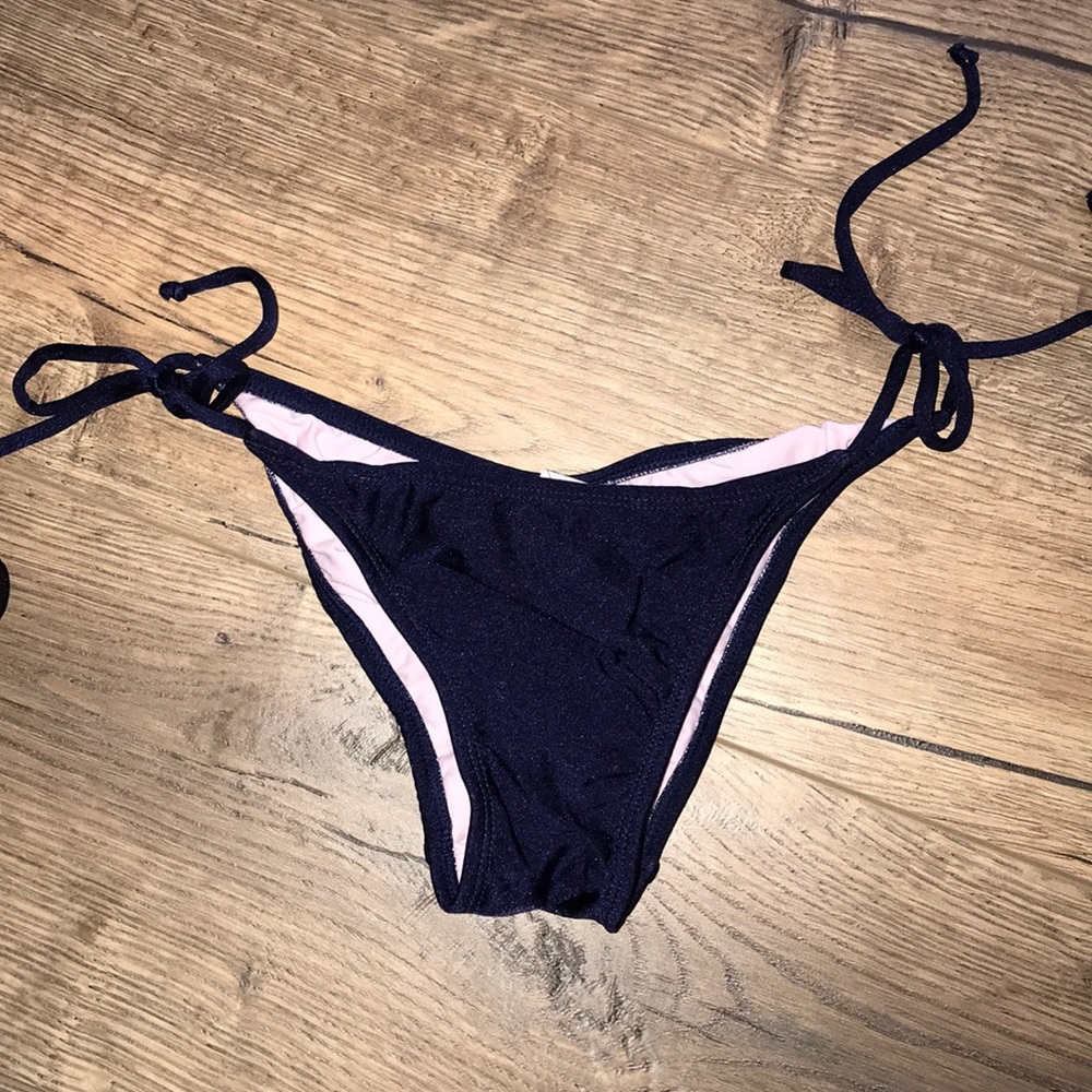 Navy blue Frankie by Rebecca bikini bottoms!